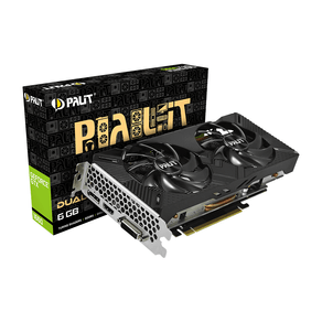 Placa de Vídeo Palit Nvídia Geforce GTX 1660 6GB, GDDR5, 192bits