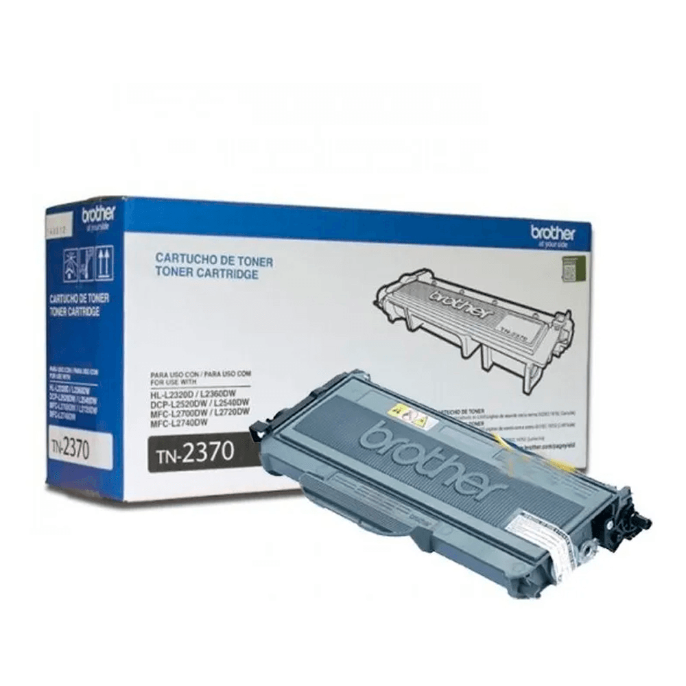 Cartucho Toner Brother TN2370 Preto | Preta