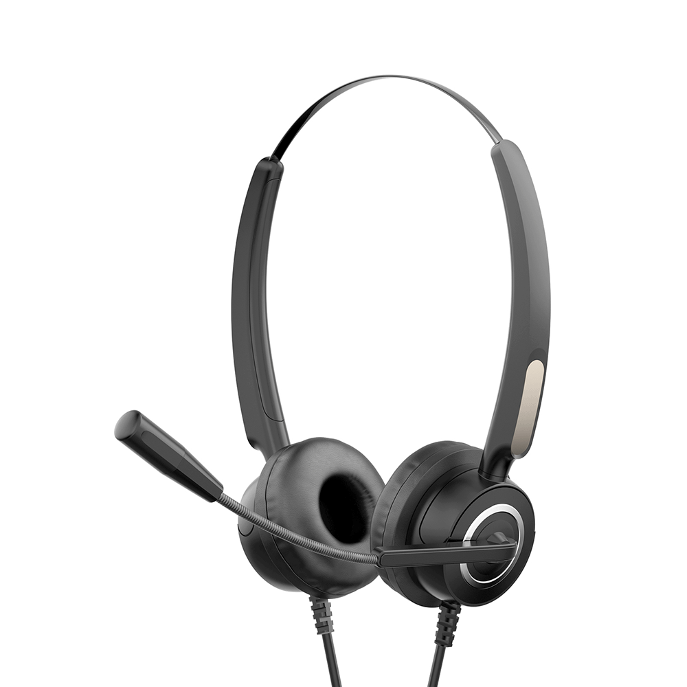 Headset HP DHE-8000, Drivers 30mm, USB, Com Microfone Flexível | Preto