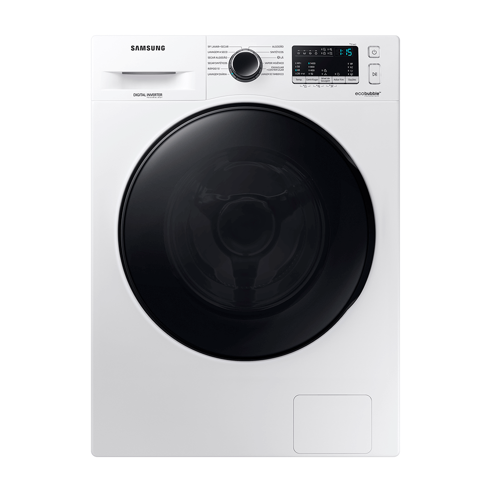 Lava e Seca Samsung WD11A Ecobubble, Inverter, WD11A4453BW, Branco | 11Kg