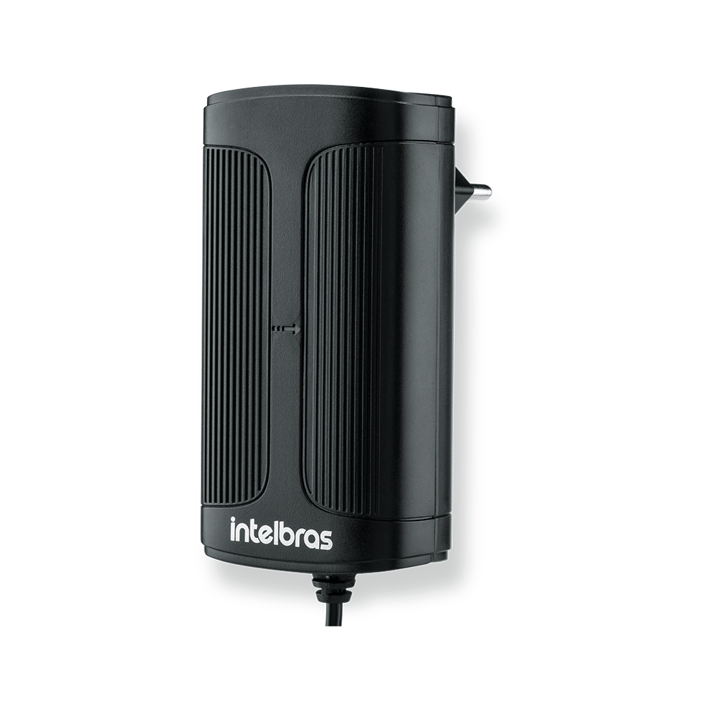 Fonte Nobreak Intelbras 12V 1A com Bateria - EFB 1201 | Preto