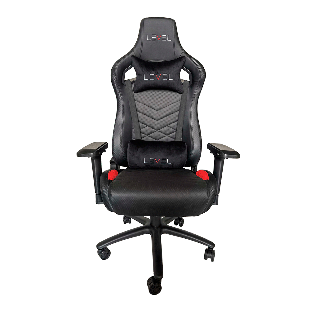 Cadeira Gamer Level LV-C05BI-BLK | Preto / Vermelho