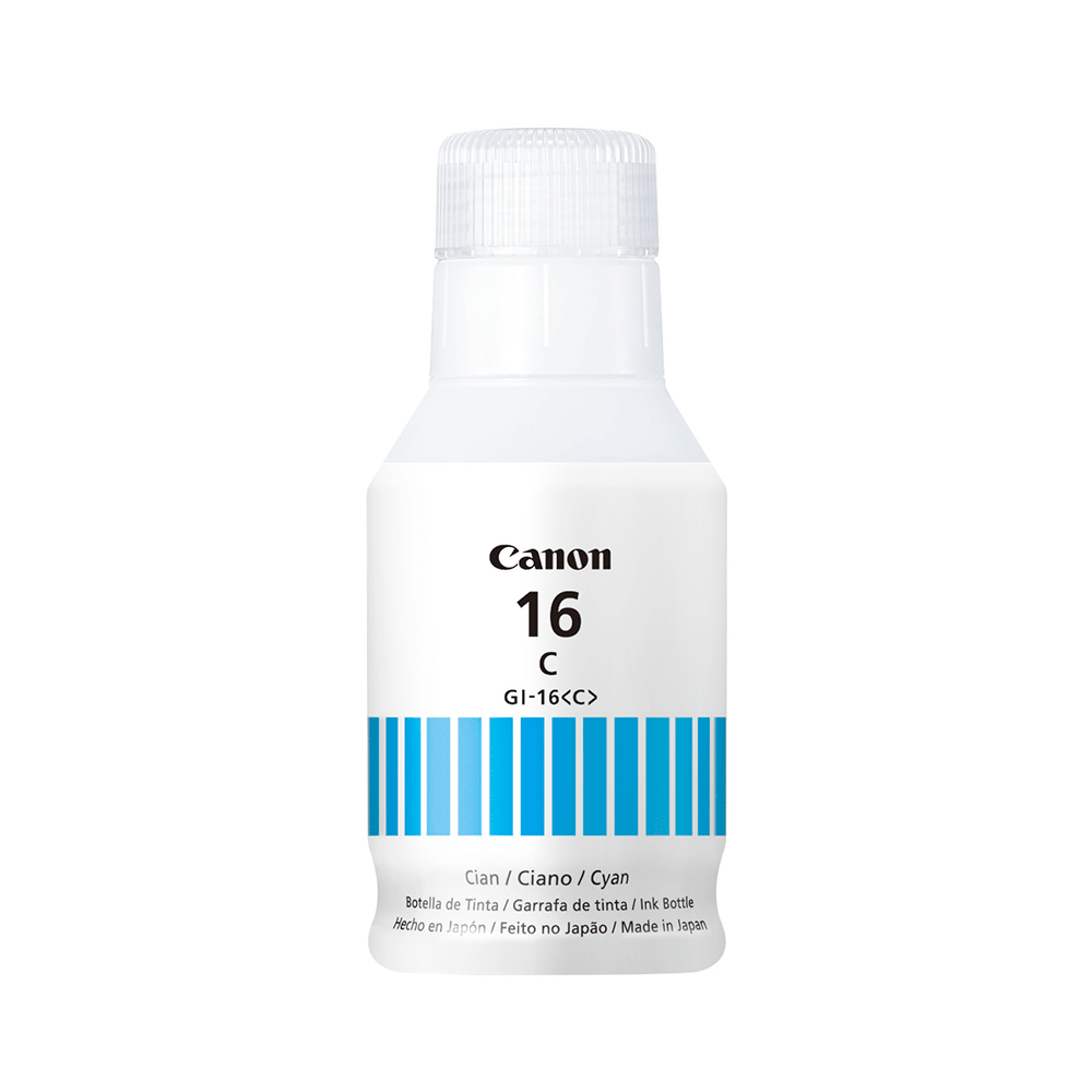 Refil de Tinta Pigmento Canon GI-16 135 ml | Ciano