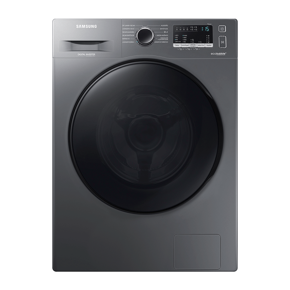Lava e Seca Samsung WD11A Ecobubble, Inverter, WD11A4453BX, Inox | 11kg