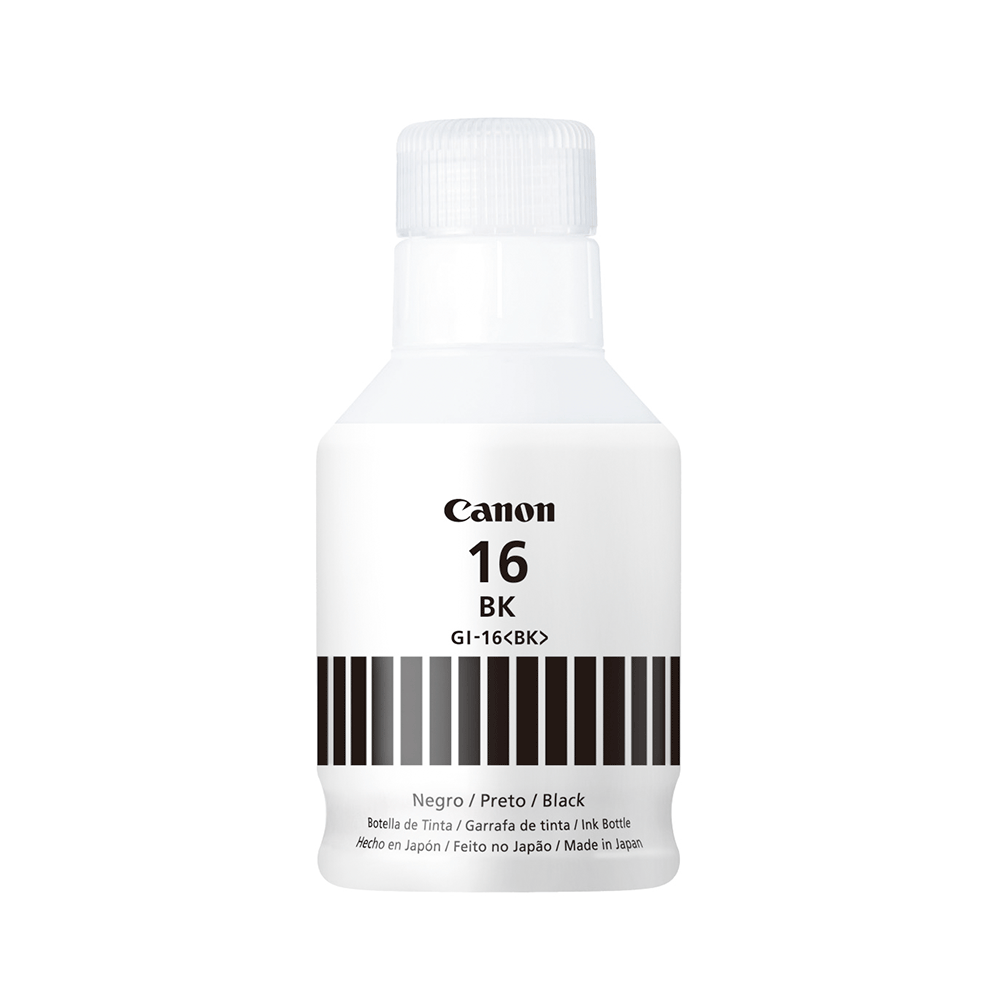 Refil de Tinta Pigmento Canon GI-16 Preto 170 ml | Black
