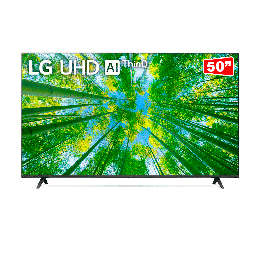 Smart TV LG 50" 4K UHD 50UQ7950 WiFi Bluetooth HDR Nvidia GEFORCE NOW ThinQAI Smart Magic Google Alexa | Light Black