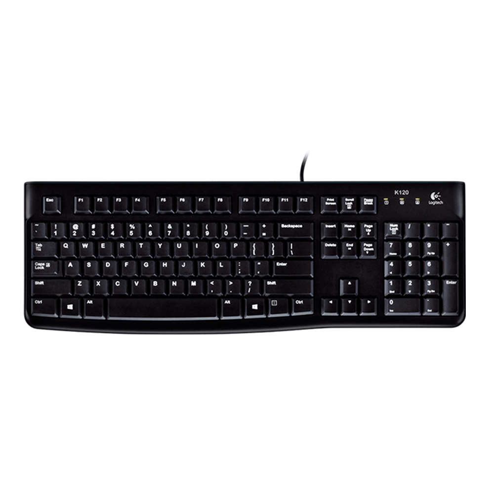 Teclado Logitech K120 Keyboard USB | Preto