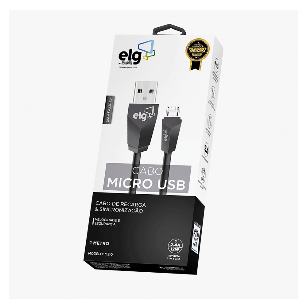 Cabo Elg M510 Usb E Micro Usb | 1 Metro