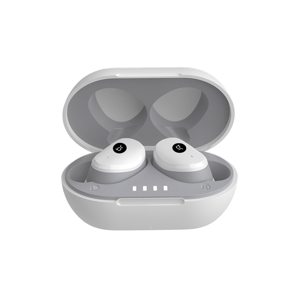 Fone de Ouvido Bright Sport Nano, Bluetooth TWS, Sem Fio | Branco