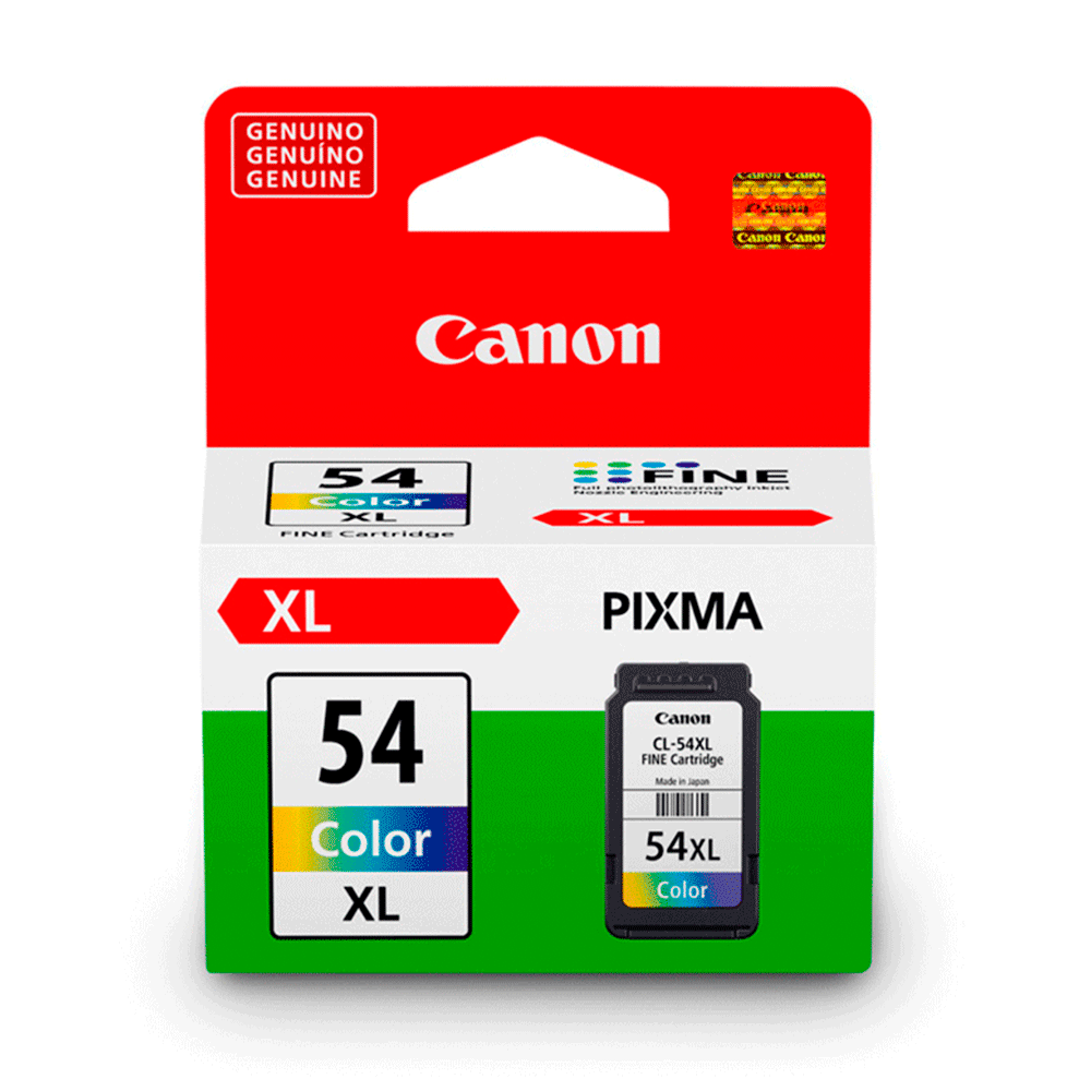 Cartucho Tinta Canon Colorida CL-54XL | Colorido