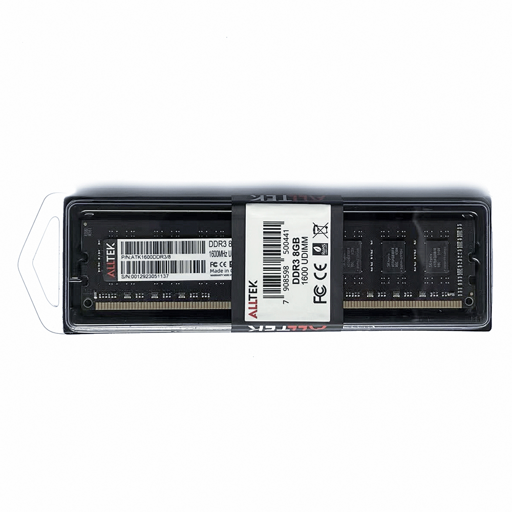 Memória Alltek, 8GB, 1600MHz, DDR3, CL11 - ATK1600DDR3/8