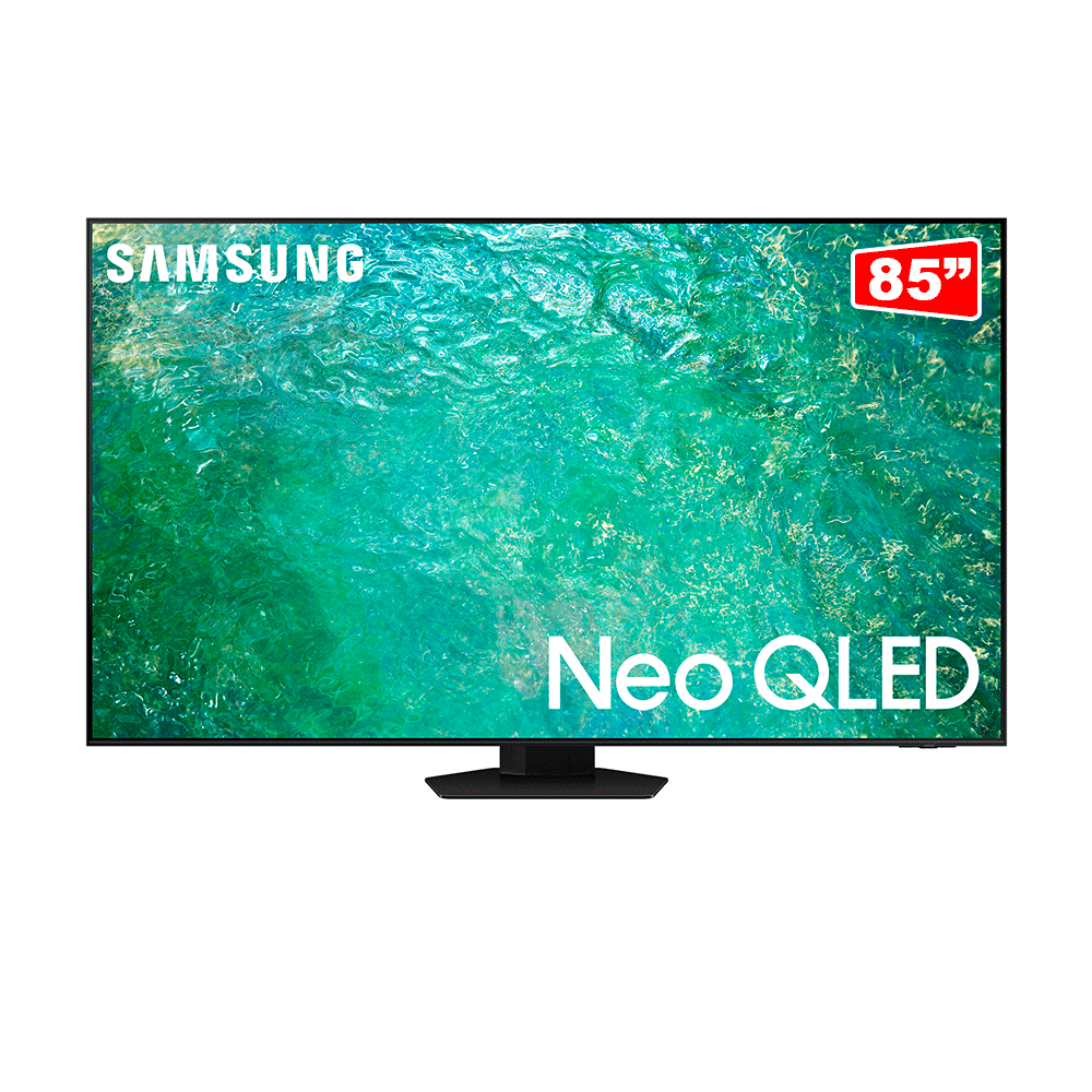 Samsung Smart TV 85" Neo QLED 4K 85QN85C, Mini LED, Painel 120hz, Processador com IA, Tela sem limites, Design NeoSlim, Dolby Atmos | Preto Titan
