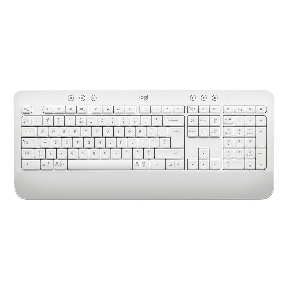 Teclado Logitech Signature K650 Sem Fio, Bluetooth | Branco