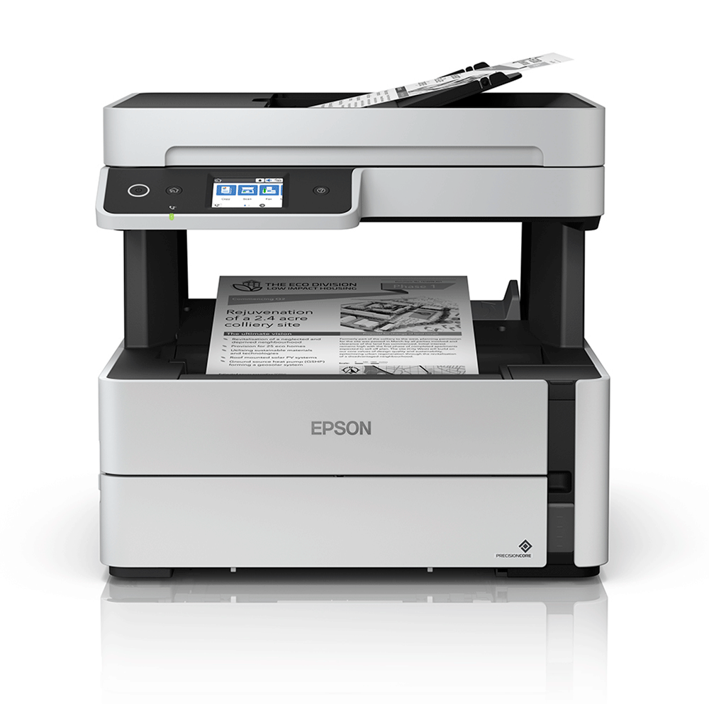 Impressora Multifuncional Epson EcoTank M3170 Monocromática, Conexão Wireless | Branco