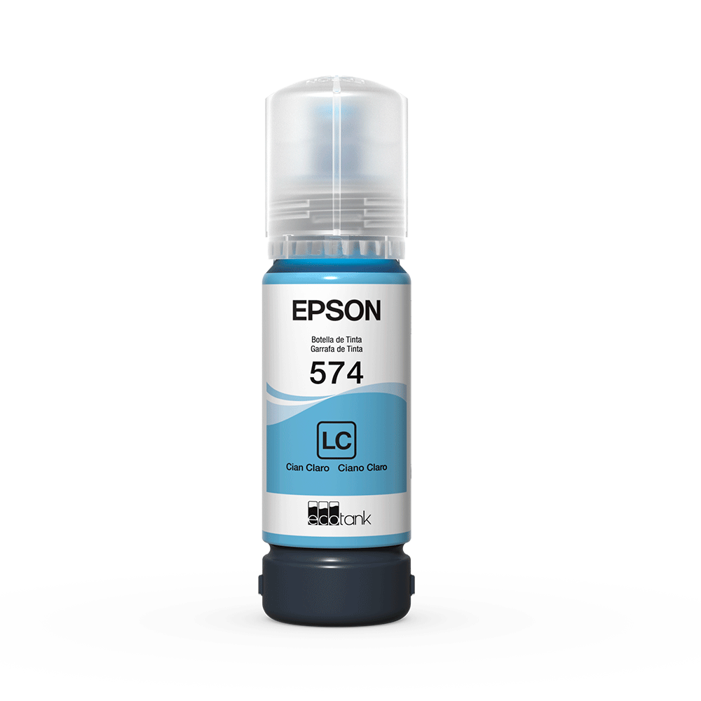 Garrafa de Tinta Epson T574 | Ciano Claro