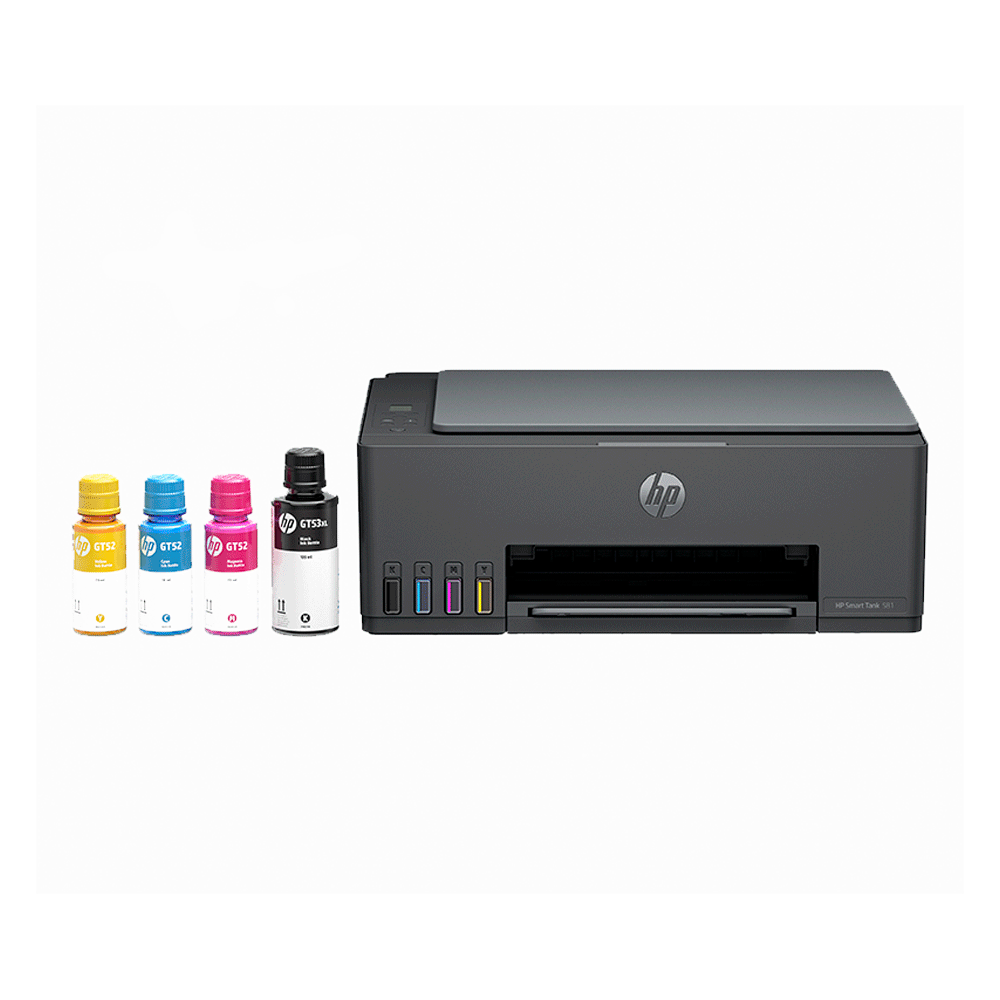 Impressora Multifuncional HP Smart Tank 581, Colorida, USB, Wi-fi, Bluetooth | Cinza Chumbo