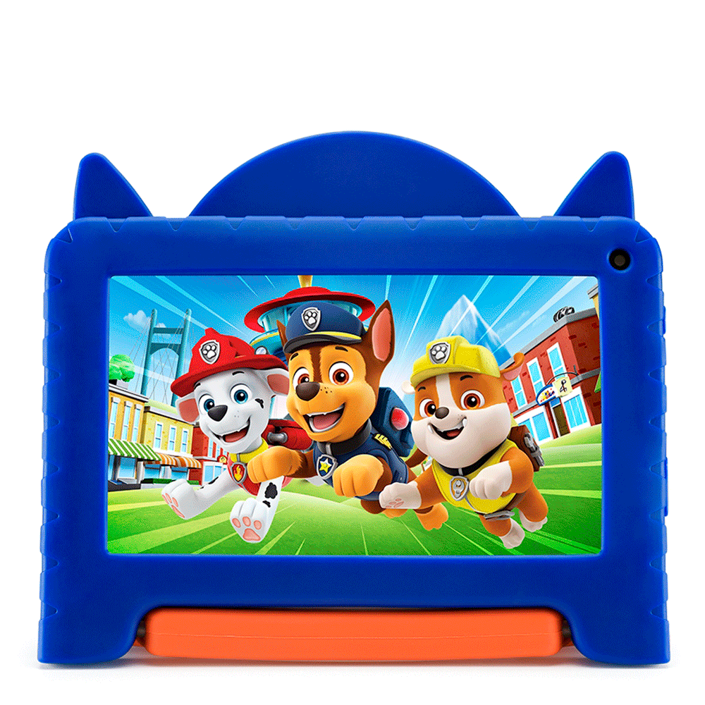 Tablet Multilaser Patrulha Canina Chase, Wi-Fi, Tela 7", 64GB, Processador Quad Core - NB421 | Azul