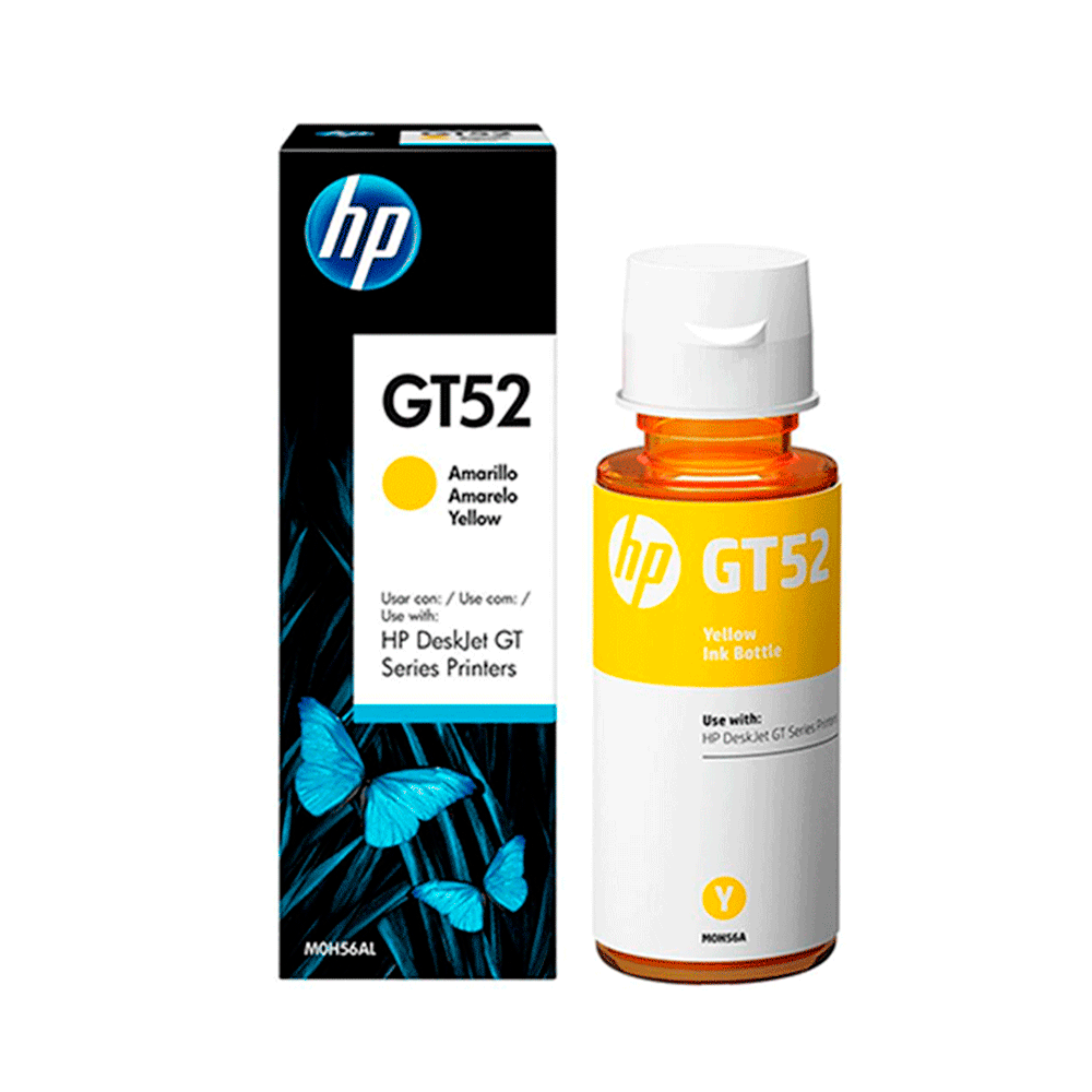HP Garrafa de Tinta GT52 M0H56AL | Amarelo