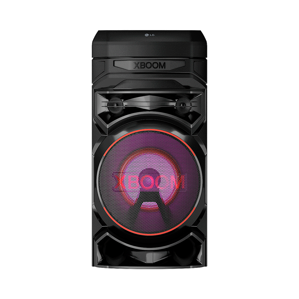 Caixa de Som Acústica LG XBOOM RNC5, Multi Bluetooth, Super Graves, Entrada de Microfone e Guitarra | Preta