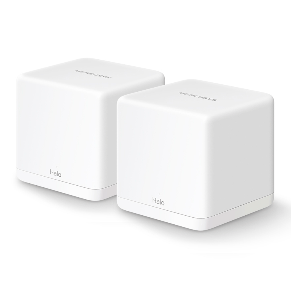 Roteador Mercusys Mesh Halo, Gigabit, AC1300, Wi-Fi, Dual Band - H30G (2-PACK) | Branco