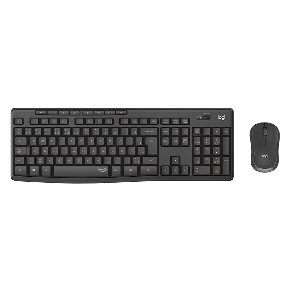 Combo Teclado e Mouse Sem Fio Logitech MK295 Silent