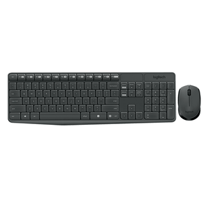 Combo Sem Fio Logitech Teclado e Mouse MK235 Wireless Keyboard