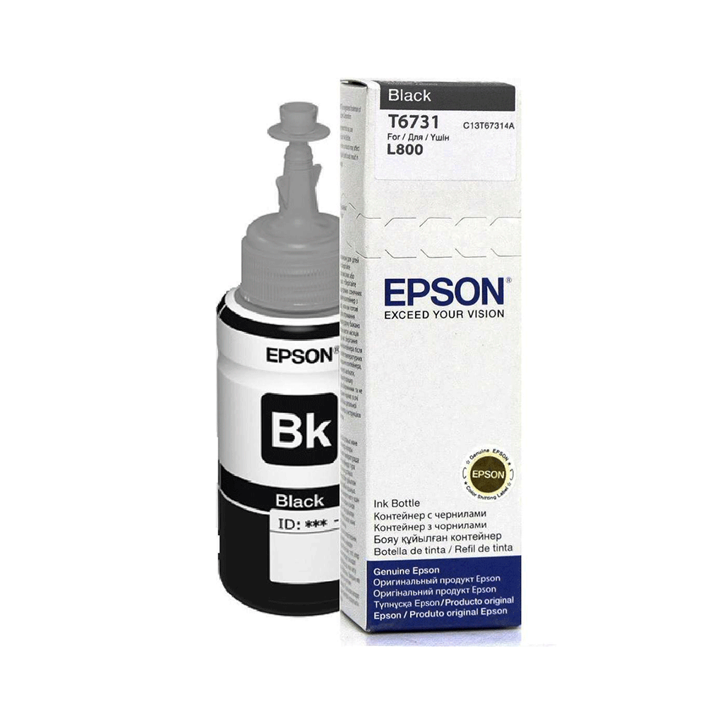 Refil Tinta Epson T673120al | Preto