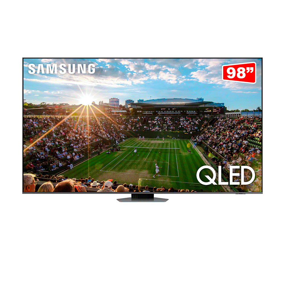 Samsung Smart TV 98" QLED Super Big 4K 98Q80C, Modo Game, Processador com IA | 98Q80C