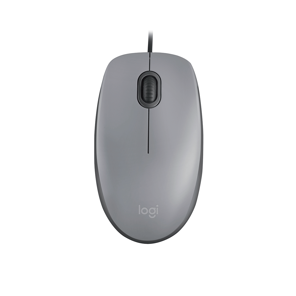 Mouse Logitech M110 Silent Cliques Silenciosos | Cinza