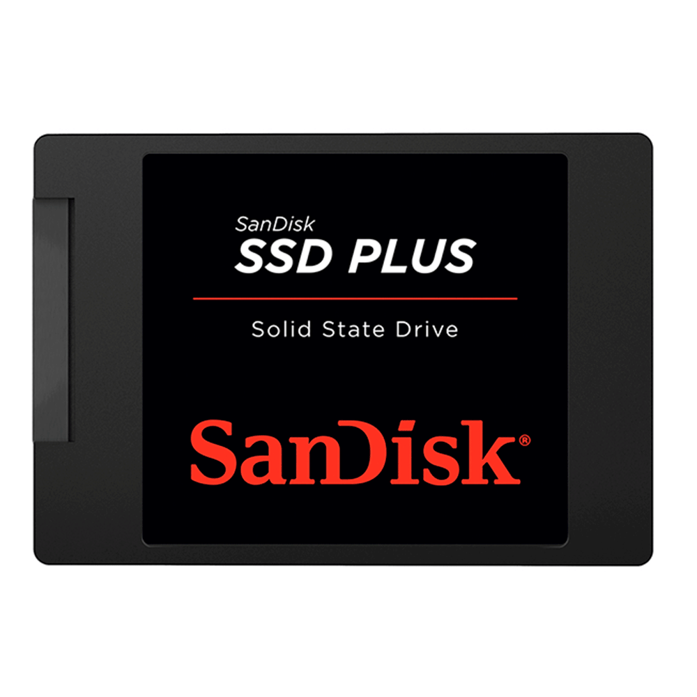 SSD Sandisk Plus 1TB, Leitura 535MB/s, Gravação 350MB/s | 1 TB