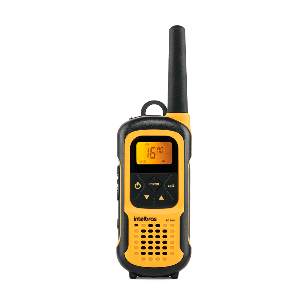 Rádio Comunicador Intelbras RC 4102 WaterProof | Amarelo/Preto