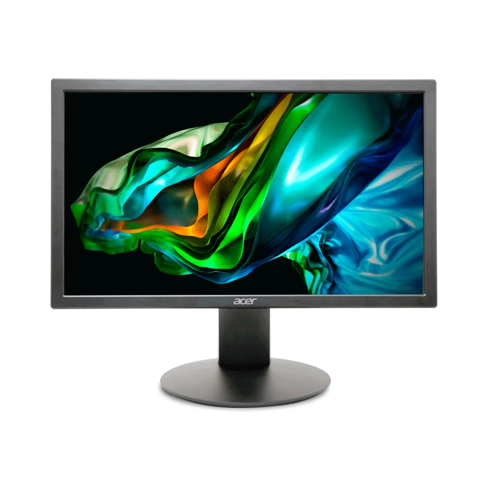 Monitor Acer 19.5", LED VA, HD+, 75Hz, 6ms, AcerVisionCare", 1x VGA, 1x HDMI - E200Q bi | Preto