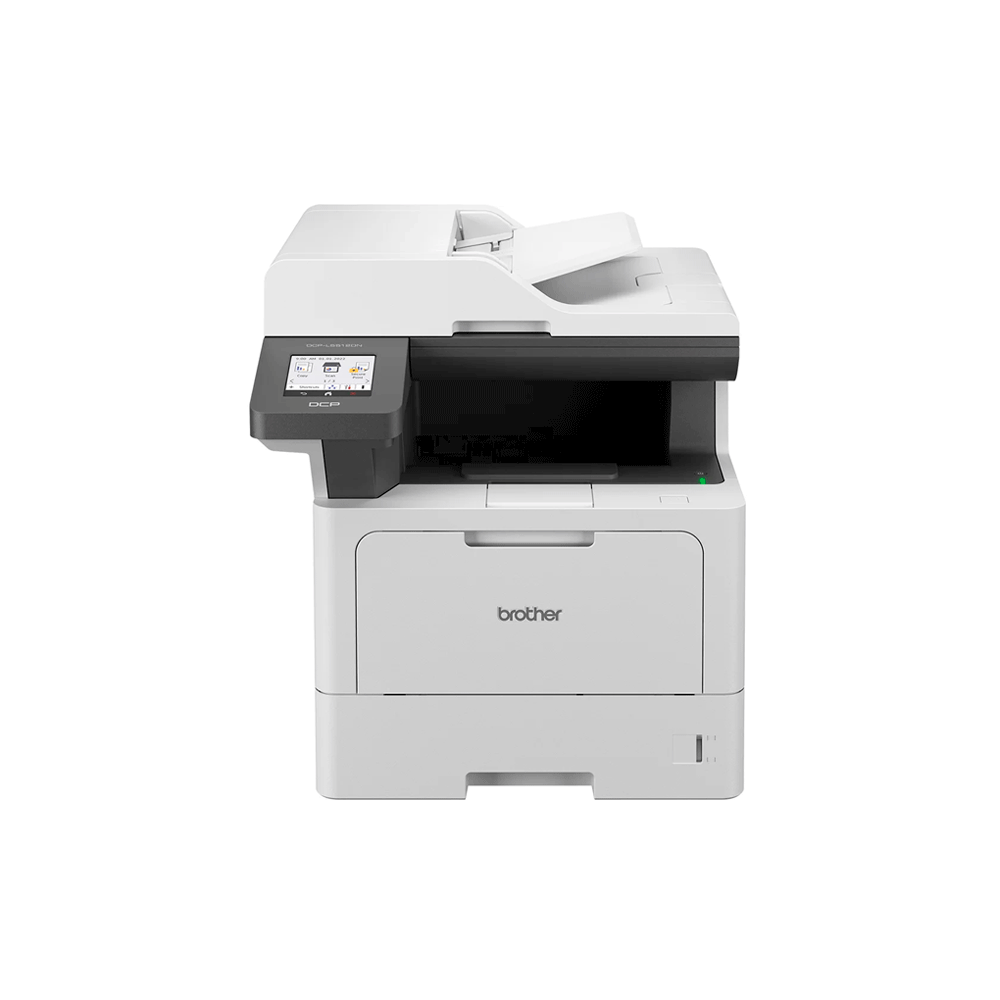 Impressora Multifuncional Brother Laser DCPL5512DN, Monocromática, Conexão Ethernet, Conexão USB | Branco / Cinza