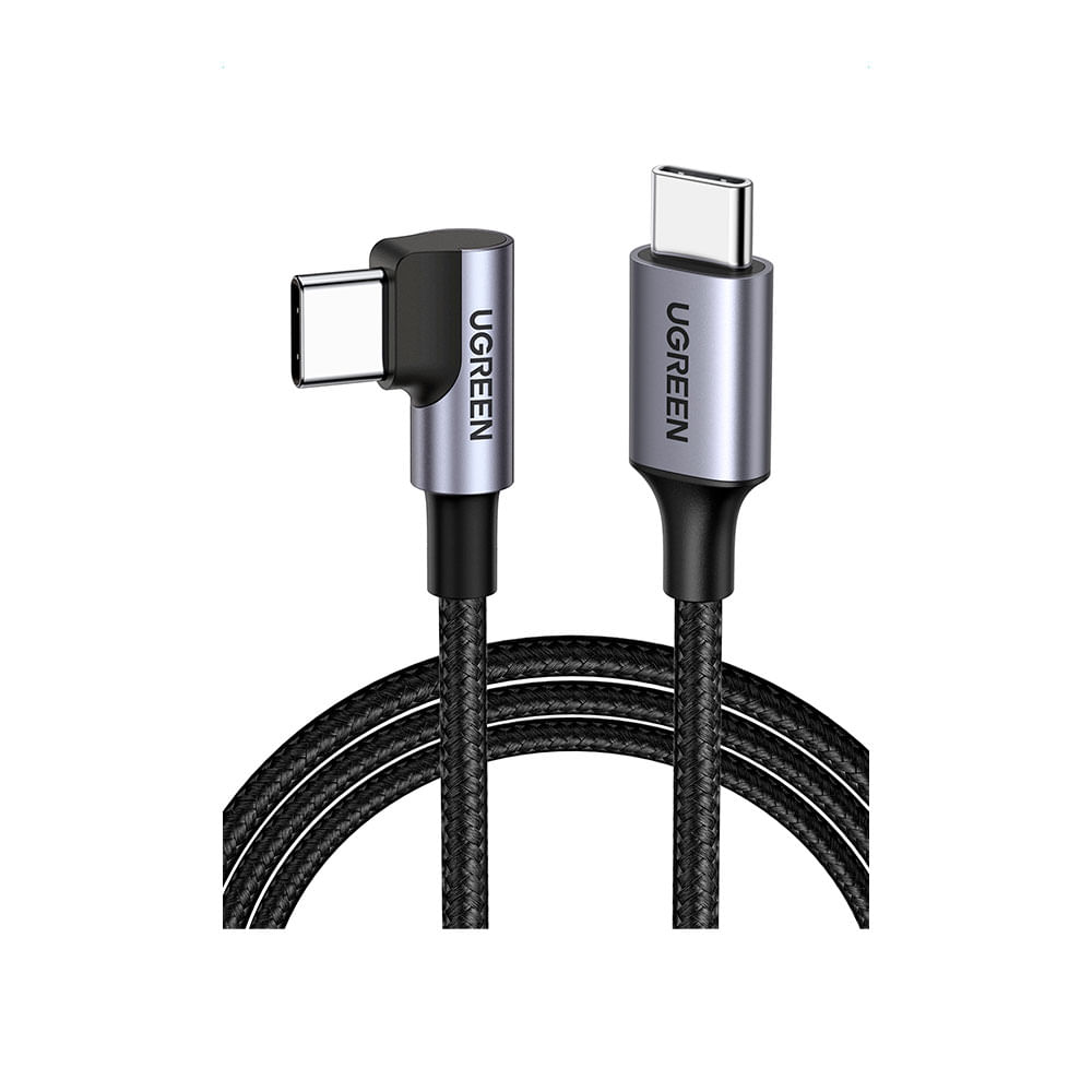 Cabo UGREEN USB-C/USB2.0-C US255 | Cinza / Preto