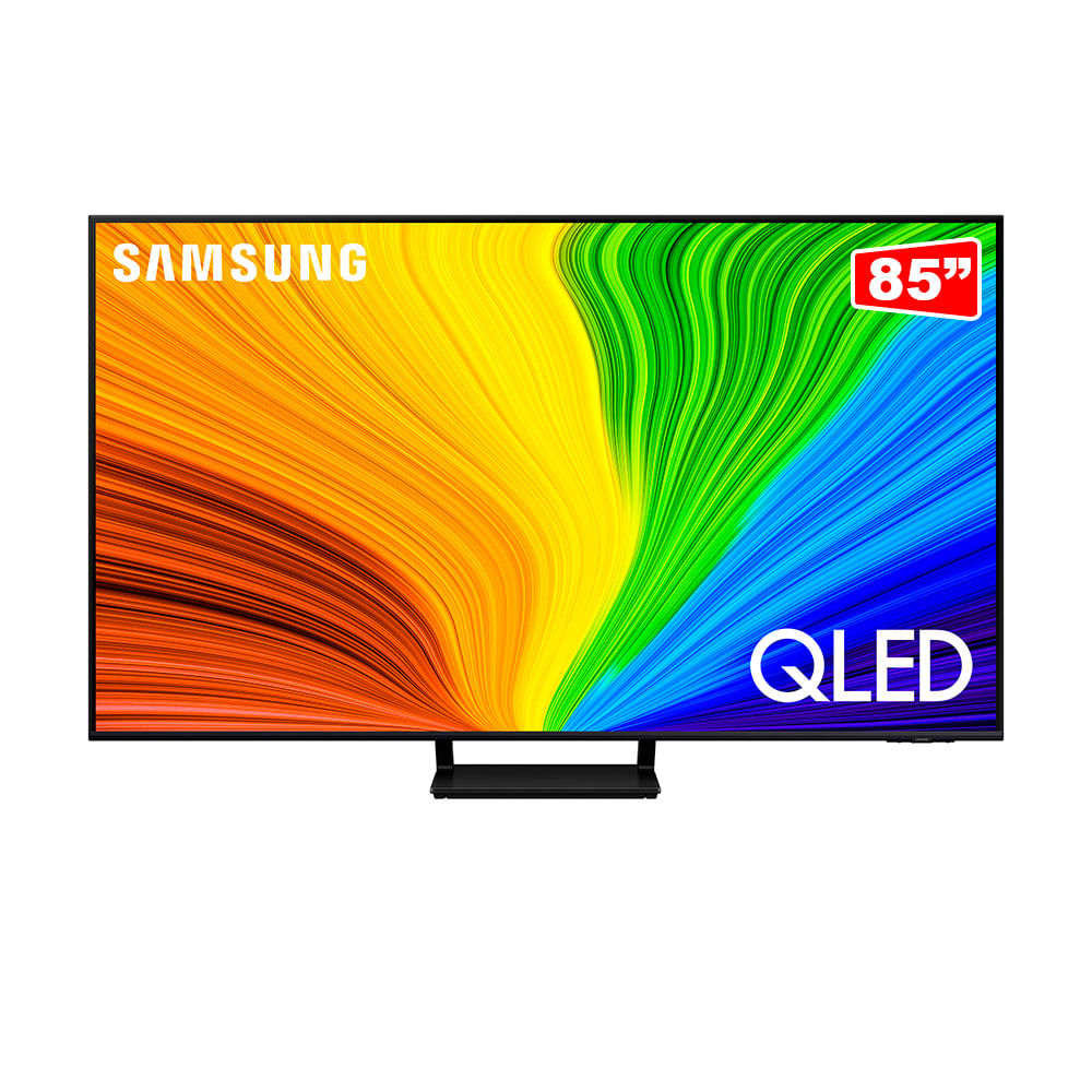 Samsung Smart Big TV 85" QLED 4K, Painel até 120Hz, Gaming Hub | QN85Q70DAGXZD