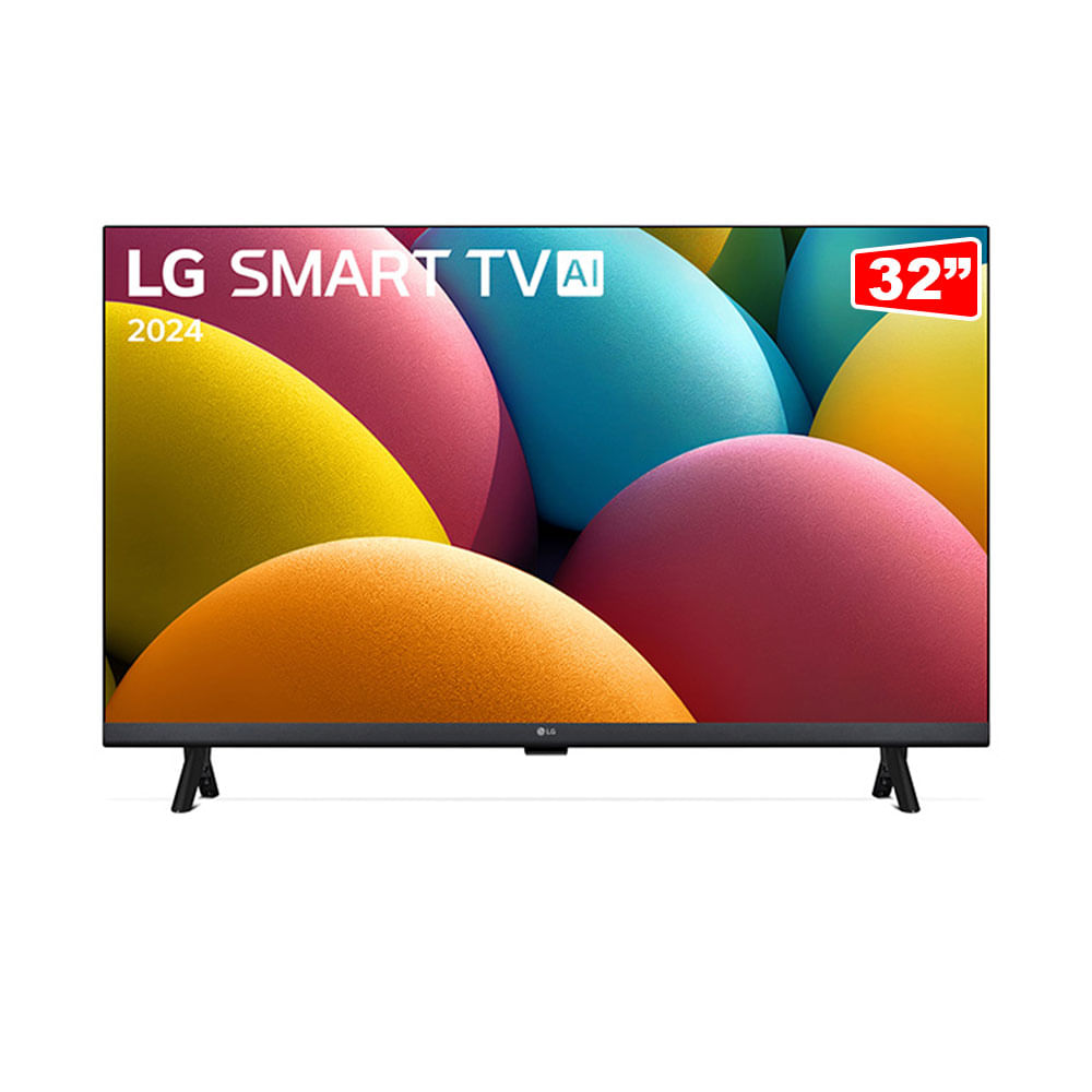 Smart TV 32" LG HD 32LR600B, Alexa integrado LG Channels, webOS 23 | 32LR600B