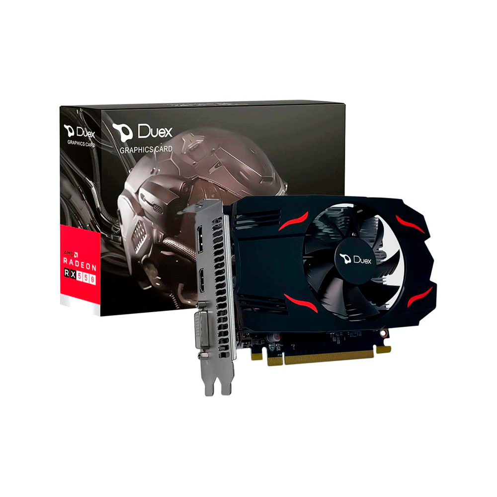 Placa de Vídeo Pcyes AMD Radeon RX550, 4GB GDDR5, 128 Bits, AMD Eyefinity - RX550-4GD5