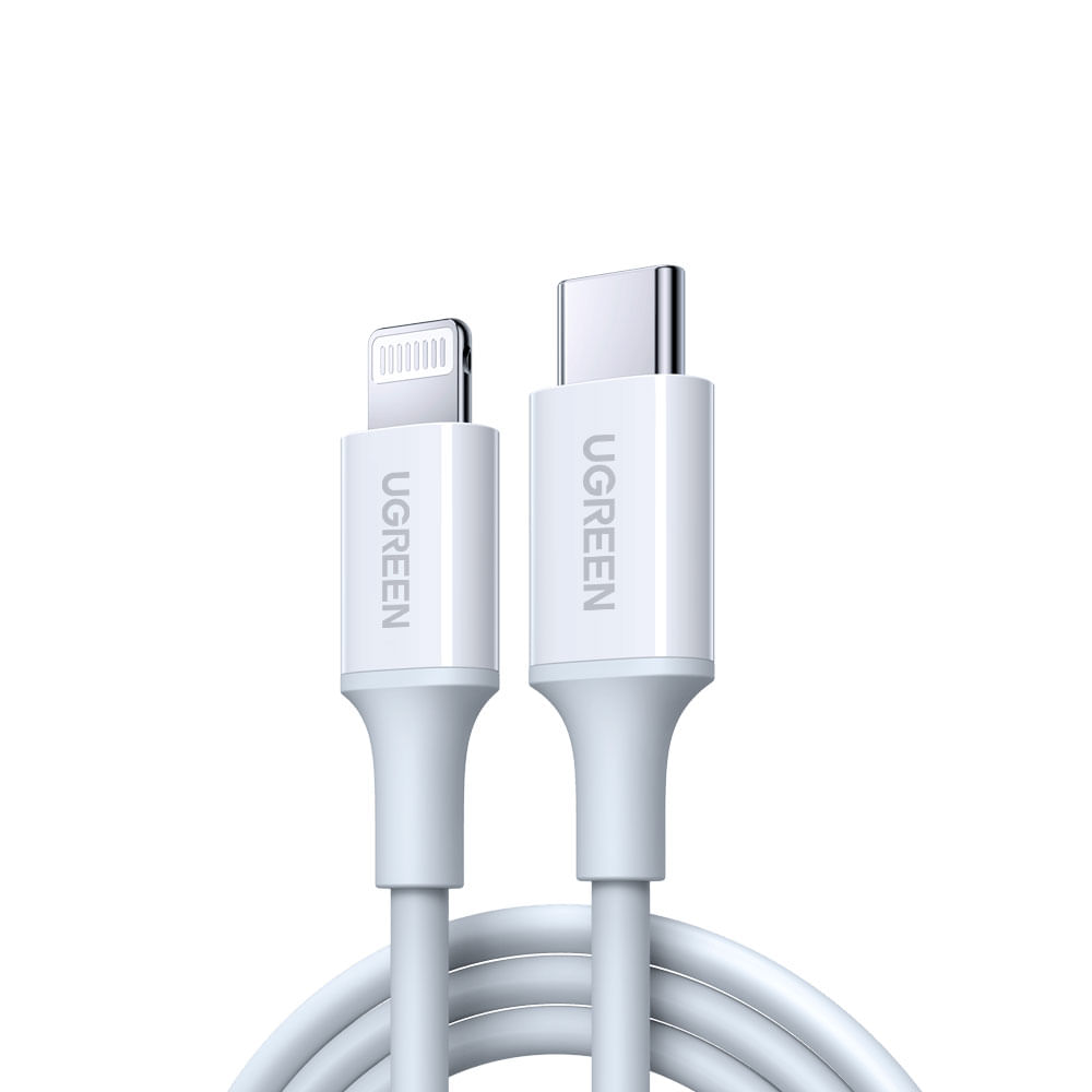 Cabo Ugreen USB-C para Lightning, 2 Metro - US171 | Branco