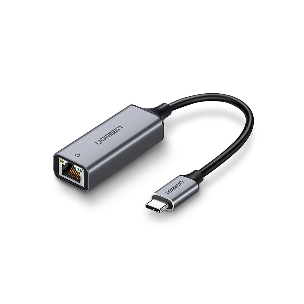 Adaptador Ugreen USB-C 3.1 para Porta Ethernet RJ45 - CM199 | Gray