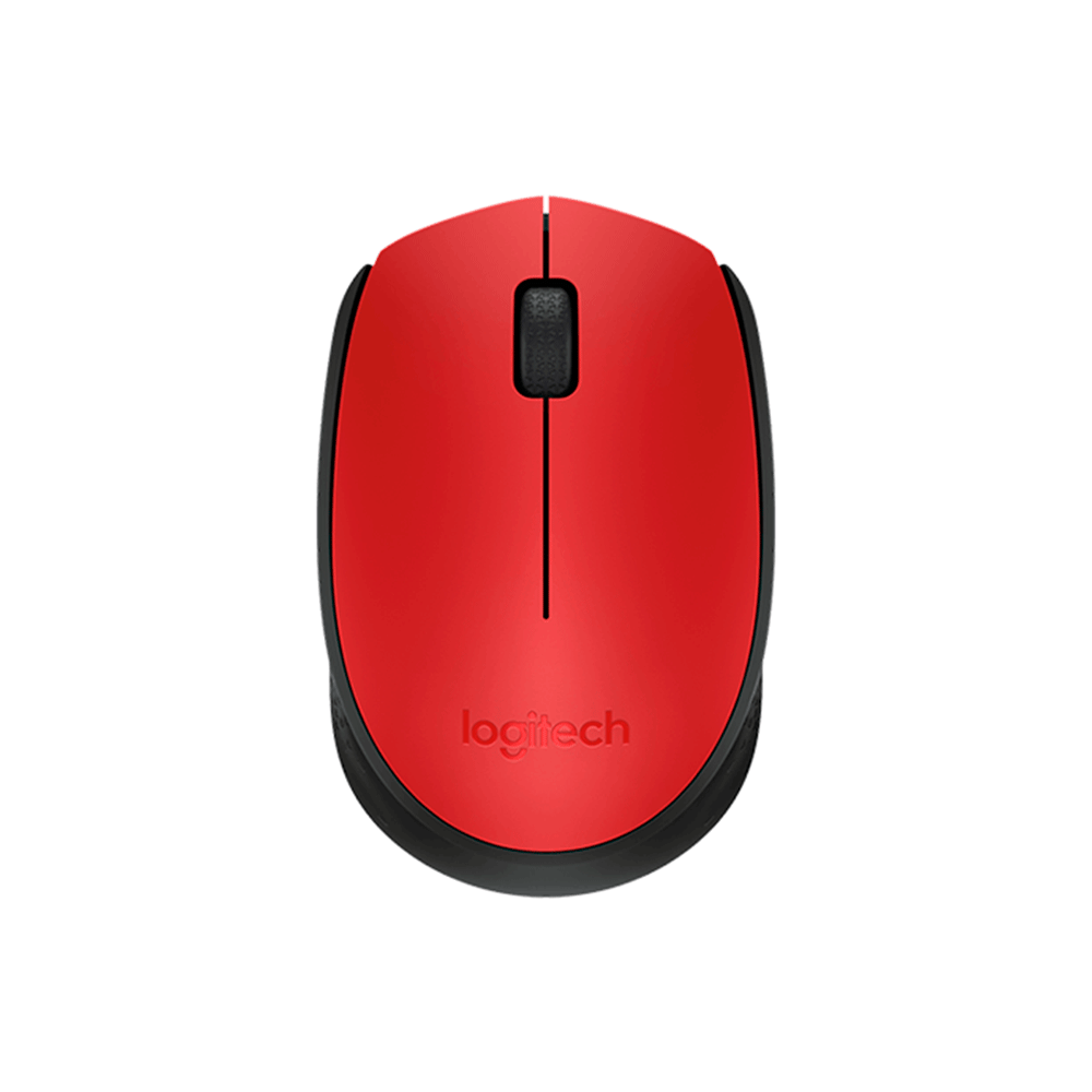 Mouse Sem Fio Logitech M170 | Vermelho