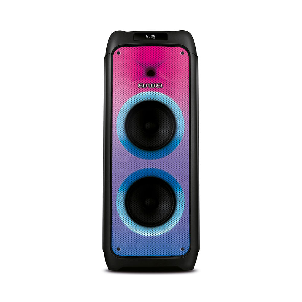 Caixa Amplificada AIWA Party Box PB06, 300W, Conexão USB, Bluetooth, RGB, AWS-PB-06 | Preto