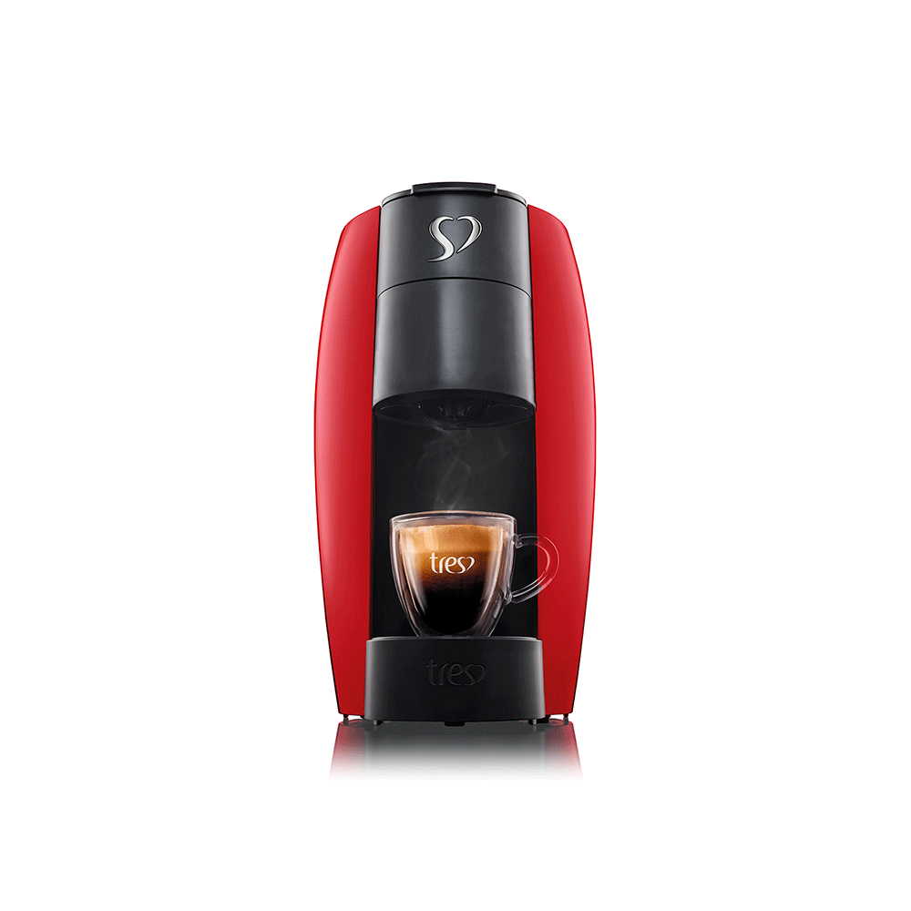 Cafeteira Espresso Três Corações LOV Multibebidas, Automática | Vermelho