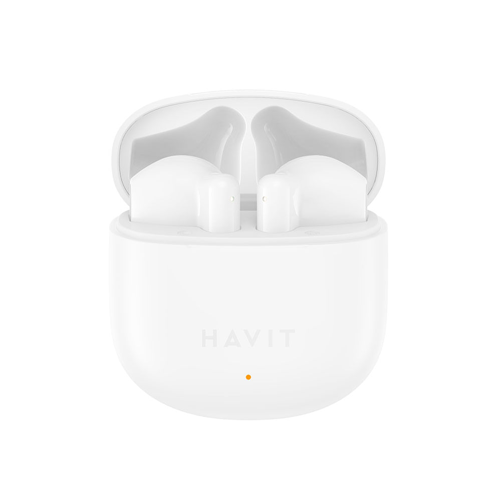 Fone de Ouvido Bluetooth HAVIT TW976 , TWS, Até 5 horas de reprodução | Branco