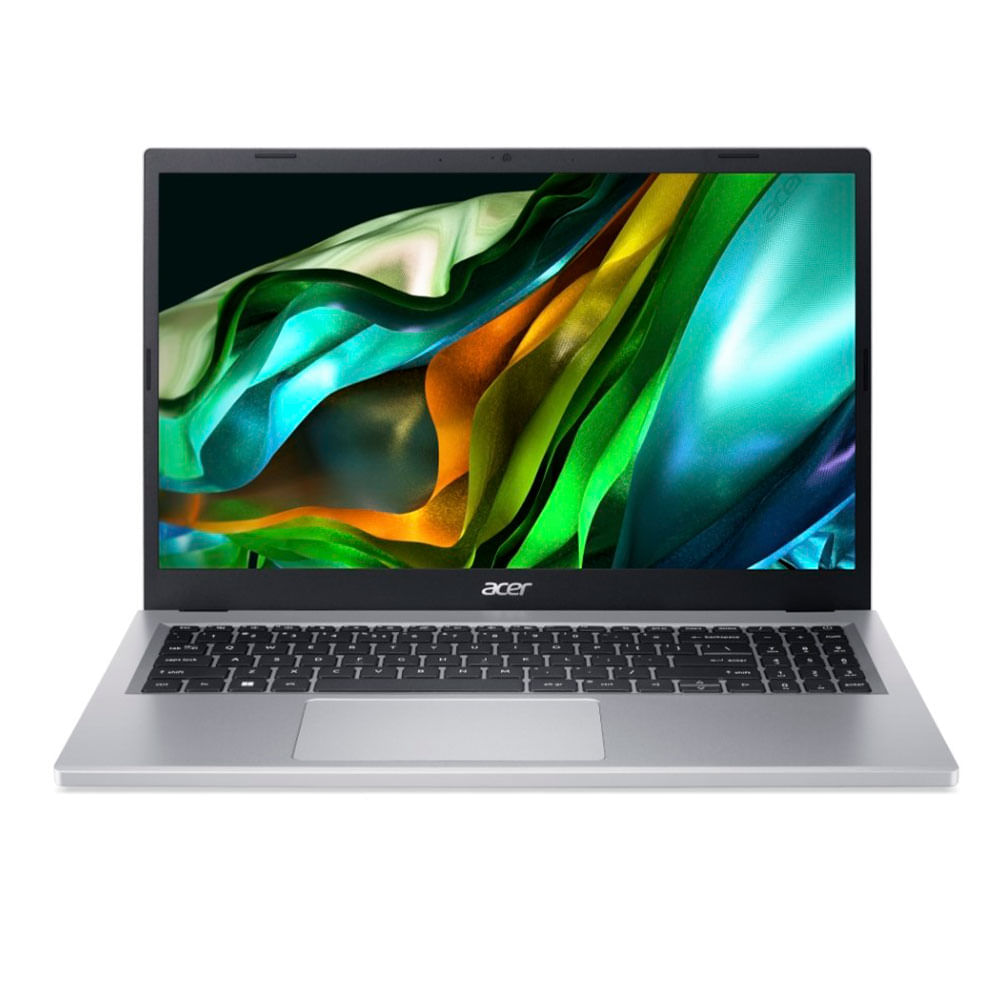 Notebook Acer Aspire 3 A315-510P-320B, i3-N305 Série N, SSD 256GB, 8GB, 15.6'', Linux Debian | Prata
