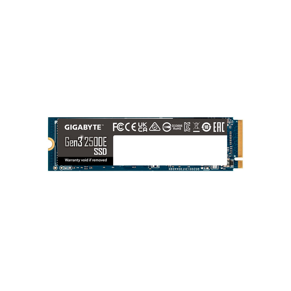 SSD Gigabyte Gen3 2500E 1TB, PCIe 3.0x4, NVMe 1.3, G325E1TB