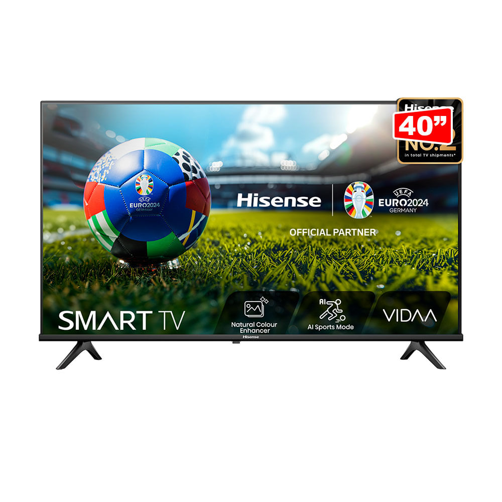 Smart TV Hisense 40" Full HD 40A4N, Modo AI Esportes, Game Mode | 40A4N