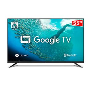 Smart TV Philips 55" LED 4K UHD 55PUG7019, Google TV, Wi-Fi Integrado, Bluetooth | 55PUG7019