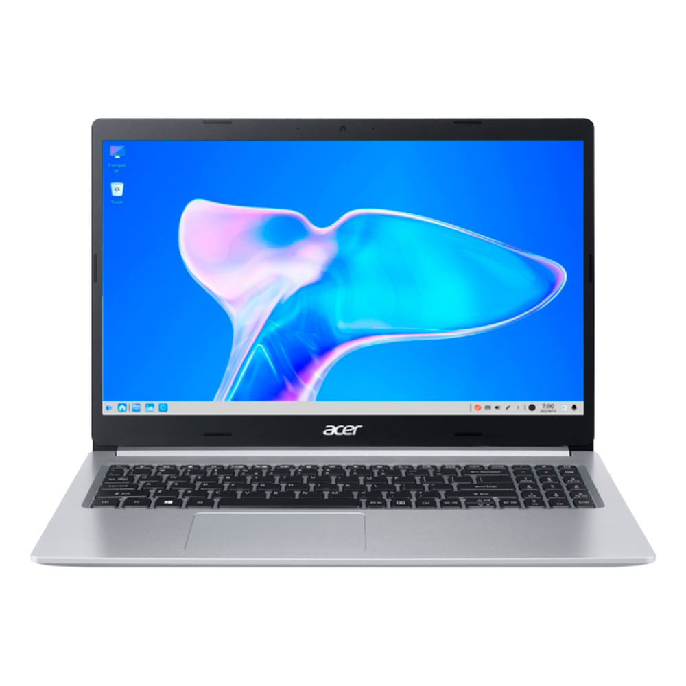 Notebook Acer Aspire 5 A515-45-R0XR, AMD Ryzen 7 5700U, 8GB, 256GB SSD, 15.6" | Prata