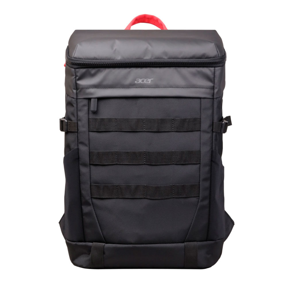 Mochila Esportiva Acer Nitro ABG232, Para Notebook de até 17", 20 litros, Cintas Ajustáveis - GP.BAG11.02I | Preto / Vermelho