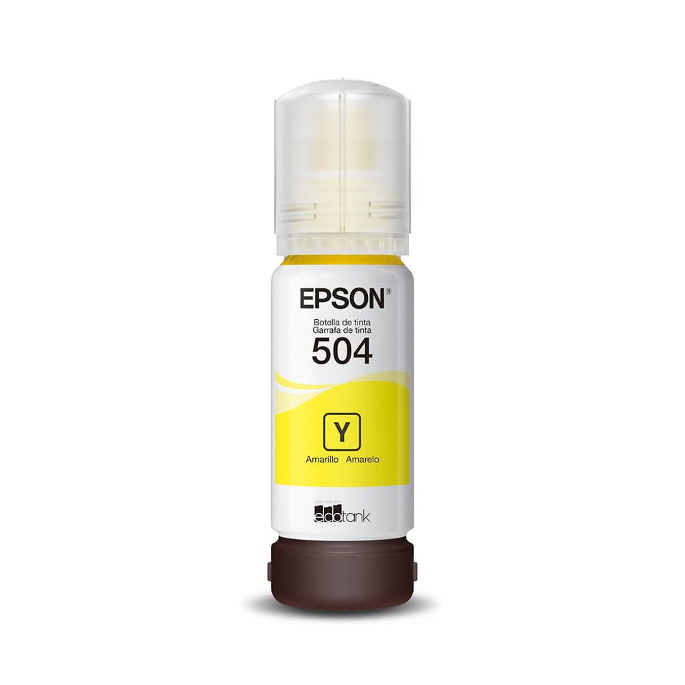 Garrafa de Tinta Epson T504 Amarelo - T504422-BR